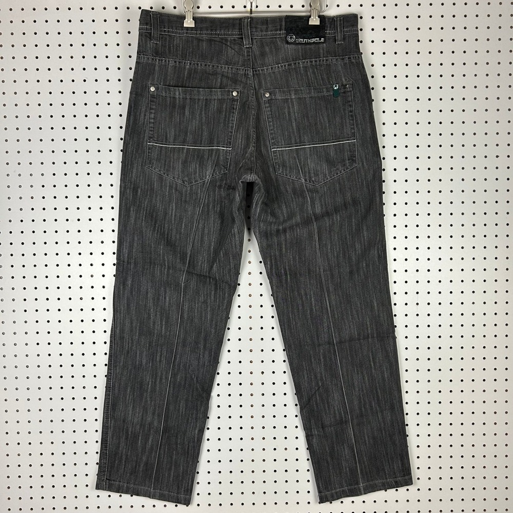 Southpole Jeans 36x32 Mens Black Excellent Relaxed Streetwear Y2K‎ Gothic Skate